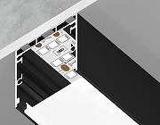 Короб накладной Ambrella Light Profile System GP GP2550BK цвет черный