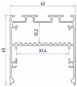 Короб накладной Ambrella Light Profile System GP GP3050BK цвет черный-6
