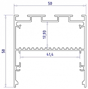 Короб накладной Ambrella Light Profile System GP GP3100BK цвет черный-6