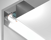 Короб для контурной подсветки натяжного потолка Ambrella Light GP GP4050AL цвет серебро