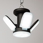 Фонарь кемпинговый Эра KA-802 цвет плафона/подвески Белый, Черный, цвет арматуры Черный-6