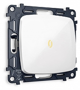 Выключатель проходной одноклавишный с подсветкой без рамки Ambrella Volt MO MO102030 цвет Белый