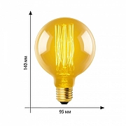 Лампа накаливания Uniel IL-V UL-00000479 IP0-10