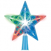 Верхушка на елку Uniel Звезда UL-00005491 цвет арматуры Прозрачный