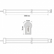 Светодиодная лента Uniel UL-00006685 IP67-6
