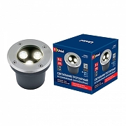 Встраиваемый в дорогу светильник Uniel Ulu-b10 UL-00006820 цвет плафона/подвески Прозрачный, цвет арматуры Серый-7