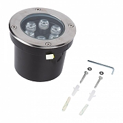 Встраиваемый в дорогу светильник Uniel Ulu-b11 UL-00006822 цвет плафона/подвески Прозрачный, цвет арматуры Серый-5