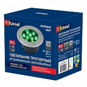 Встраиваемый в дорогу светильник Uniel Ulu-b12 UL-00006825 цвет плафона/подвески Прозрачный, цвет арматуры Серый-1