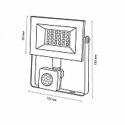 Прожектор Uniel Black 16 UL-00007125 цвет плафона/подвески Черный, цвет арматуры Черный-4