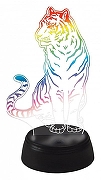 Зверь декоративный Uniel ULI-M507 RGB/3AA TIGER/BLACK UL-00008402 цвет арматуры Прозрачный, Черный