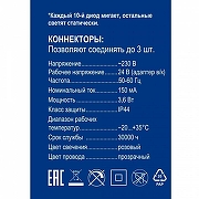 Бахрома световая Uniel ULD-B12006-195/TTK UL-00010881 ширина 12000 мм-7