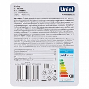 Набор из 3 ламп накаливания Uniel IL-CW16 UL-00010988 IP0-2