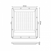 Прожектор Uniel ULF-F51D UL-00012760 цвет плафона/подвески Прозрачный, Серый, цвет арматуры Серый-6