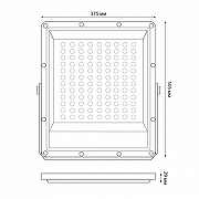 Прожектор Uniel ULF-F51D UL-00012762 цвет плафона/подвески Прозрачный, Серый, цвет арматуры Серый-4