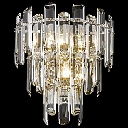 Накладной светильник Wertmark Lazzara WE107.03.101 цвет плафона/подвески Прозрачный, цвет арматуры Никель