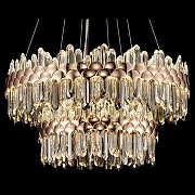 Подвесной светильник Wertmark Debora WE104.03.323 цвет плафона/подвески Прозрачный, цвет арматуры Золото