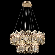 Подвесной светильник Wertmark Debora WE104.03.323 цвет плафона/подвески Прозрачный, цвет арматуры Золото-1