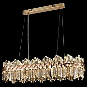 Подвесной светильник Wertmark Debora WE104.05.303 цвет плафона/подвески Прозрачный, цвет арматуры Золото-1