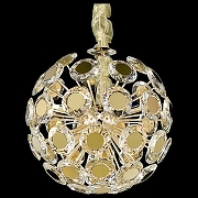 Подвесной светильник Wertmark Brunella WE109.12.303 цвет плафона/подвески Золото, цвет арматуры Золото