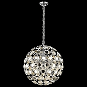 Подвесной светильник Wertmark Brunella WE109.23.103 цвет плафона/подвески Прозрачный, Хром, цвет арматуры Хром