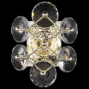 Накладной светильник Wertmark Br1llant WE110.02.301 цвет плафона/подвески Прозрачный, цвет арматуры Золото