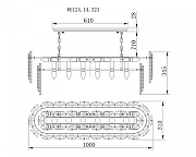 Подвесной светильник Wertmark Agat1 WE124.14.323 цвет плафона/подвески Белый, Бежевый, цвет арматуры Золото-1