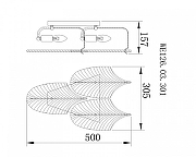 Накладной светильник Wertmark Arctioma WE126.03.301 цвет плафона/подвески Белый, Золото, Прозрачный, цвет арматуры Золото-1