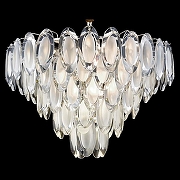 Подвесной светильник Wertmark Eleta WE139.16.103 цвет плафона/подвески Прозрачный, цвет арматуры Золото