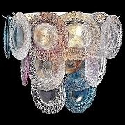 Накладной светильник Wertmark Br1g1tta WE140.03.301 цвет плафона/подвески Красный, Синий, Зеленый, цвет арматуры Золото