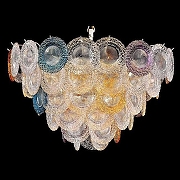 Подвесной светильник Wertmark Br1g1ta WE140.18.303 цвет плафона/подвески Красный, Синий, Зеленый, цвет арматуры Золото