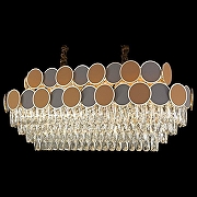 Подвесной светильник Wertmark Or1ana WE145.14.303 цвет золото, коричневый, серый