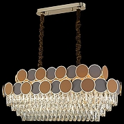 Подвесной светильник Wertmark Or1ana WE145.14.303 цвет золото, коричневый, серый-1