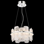 Подвесной светильник Wertmark Nelly WE158.12.103 цвет плафона/подвески Прозрачный, цвет арматуры Хром-1