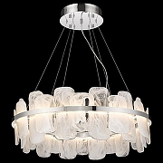 Подвесной светильник Wertmark Nelly WE158.24.103 цвет плафона/подвески Прозрачный, цвет арматуры Хром-1