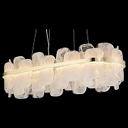 Подвесной светильник Wertmark Nelly WE158.24.323 цвет плафона/подвески Прозрачный, цвет арматуры Золото