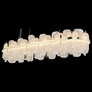 Подвесной светильник Wertmark Nelly WE158.32.323 цвет плафона/подвески Прозрачный, цвет арматуры Золото