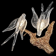 Бра Wertmark V1v1ana WE183.02.501 цвет плафона/подвески Прозрачный, цвет арматуры Медь