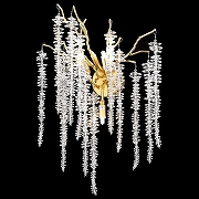 Бра Wertmark Dac1ana WE185.03.301 цвет плафона/подвески Прозрачный, цвет арматуры Золото