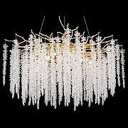 Подвесной светильник Wertmark Dac1ana WE185.12.303 цвет плафона/подвески Прозрачный, цвет арматуры Золото