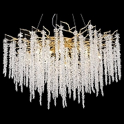 Подвесной светильник Wertmark Dac1ana WE185.15.303 цвет плафона/подвески Прозрачный, цвет арматуры Золото