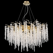 Подвесной светильник Wertmark Dac1ana WE185.15.303 цвет плафона/подвески Прозрачный, цвет арматуры Золото-1