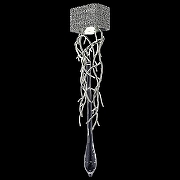 Бра Wertmark D1v1na WE186.01.201 цвет плафона/подвески Прозрачный, Никель, цвет арматуры Никель