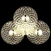 Бра Wertmark Pamela WE160.03.301 цвет плафона/подвески Прозрачный, цвет арматуры Золото