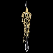 Подвесной светильник Wertmark D1v1na WE186.01.403 цвет плафона/подвески Золото, цвет арматуры Золото