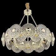 Подвесной светильник Wertmark Pamela WE160.18.303 цвет плафона/подвески Прозрачный, цвет арматуры Золото