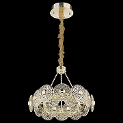 Подвесной светильник Wertmark Pamela WE160.18.303 цвет плафона/подвески Прозрачный, цвет арматуры Золото-1