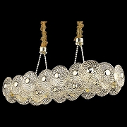 Подвесной светильник Wertmark Pamela WE160.30.323 цвет плафона/подвески Прозрачный, цвет арматуры Золото