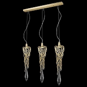 Подвесной светильник Wertmark D1v1na WE186.03.503 цвет плафона/подвески Бронза, Прозрачный, цвет арматуры Бронза