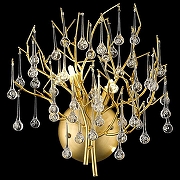 Бра Wertmark D1on1s1a WE189.02.401 цвет плафона/подвески Прозрачный, цвет арматуры Золото