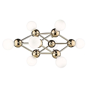 Люстра Wertmark G1tter WE234.08.303 цвет золото белое